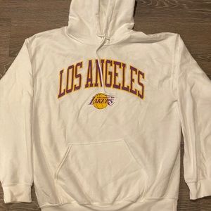 Lakers White Hoodie